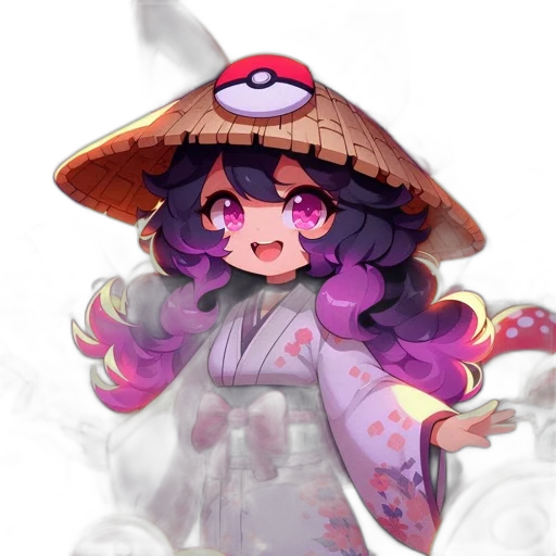 hat, staff, dragon, umbrella transparent PNG cut-out