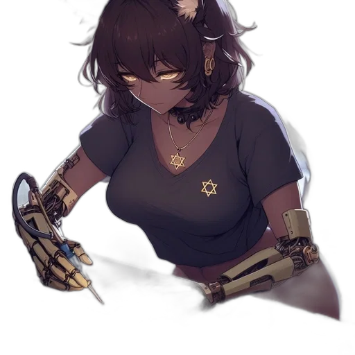 weapon, staff, robot, jewelry transparent PNG cut-out