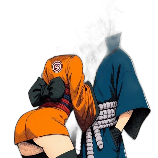 jacket, weapon, mask, staff transparent PNG cut-out