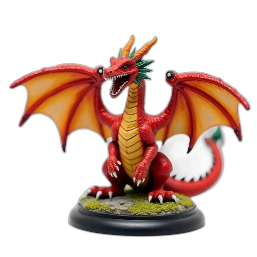 dragon, fantasy art, concept art, 3d render transparent PNG cut-out