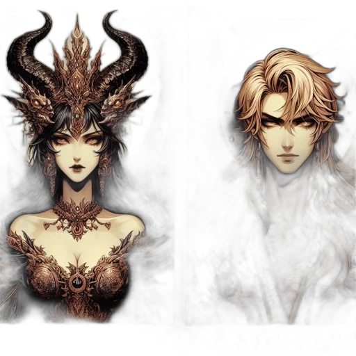 mask, fantasy art, concept art, pixel art transparent PNG cut-out