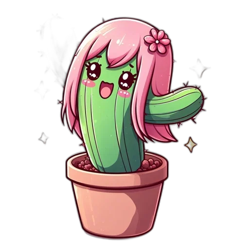 flower, creature, weapon, staff transparent PNG cut-out