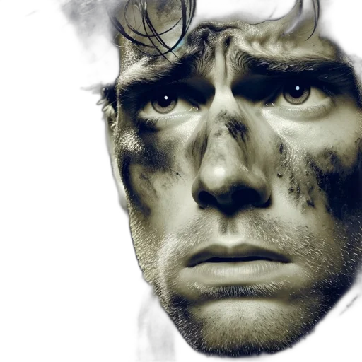 face, mask, dragon, photorealistic transparent PNG cut-out