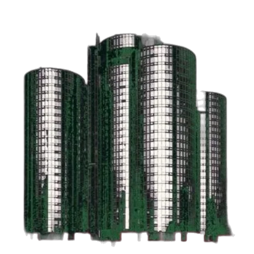 building, 3d render, concept art, photorealistic transparent PNG cut-out
