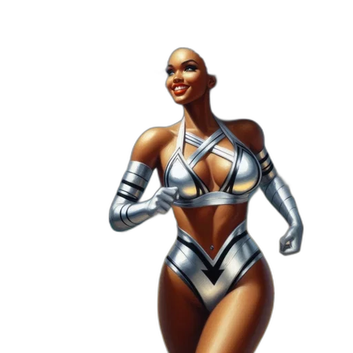 robot, concept art, comic book art, fantasy art transparent PNG cut-out