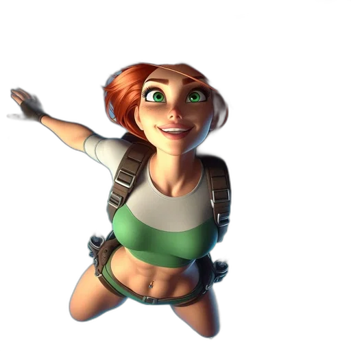 staff, weapon, robot, 3d render transparent PNG cut-out