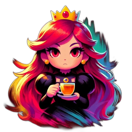 crown, pixel art, fantasy art, anime transparent PNG cut-out
