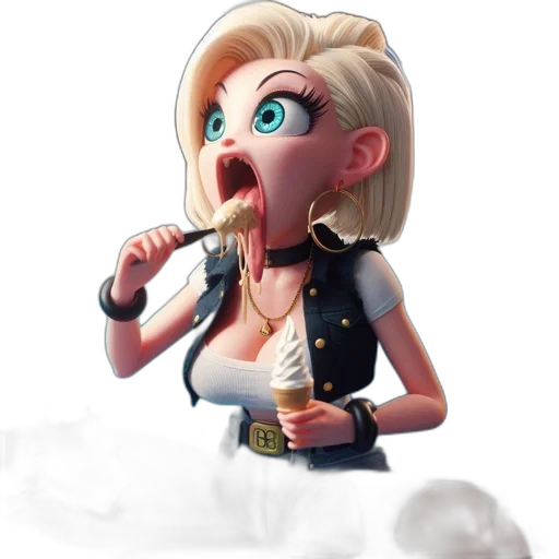 face, concept art, 3d render, cartoon transparent PNG cut-out