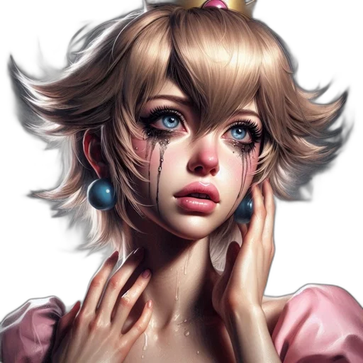 face, crown, dress, mask transparent PNG cut-out