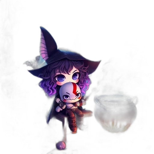 staff, mask, creature, weapon transparent PNG cut-out