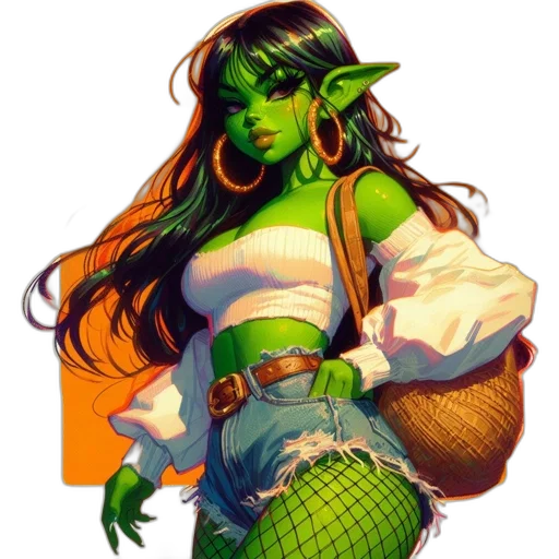 fantasy art, concept art, pixel art, comic book art transparent PNG cut-out