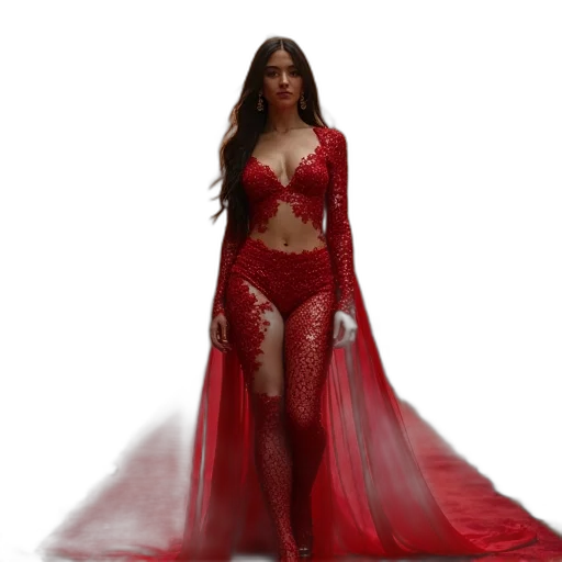 dress, fantasy art, concept art, comic book art transparent PNG cut-out