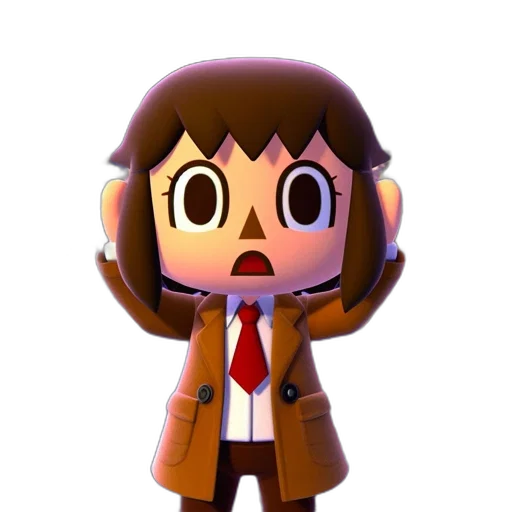 jacket, staff, creature, face transparent PNG cut-out
