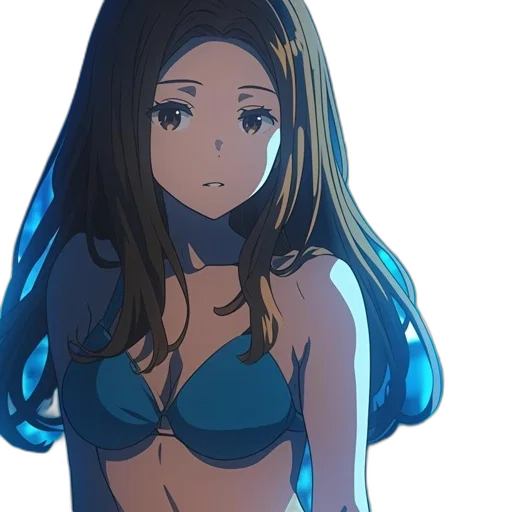 dress, anime, cartoon, concept art transparent PNG cut-out