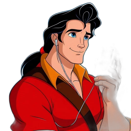 jacket, staff, cartoon, comic book art transparent PNG cut-out