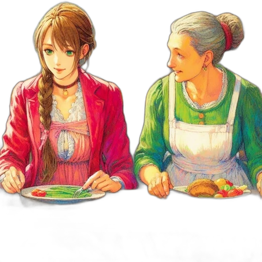 food, concept art, photorealistic, watercolor transparent PNG cut-out