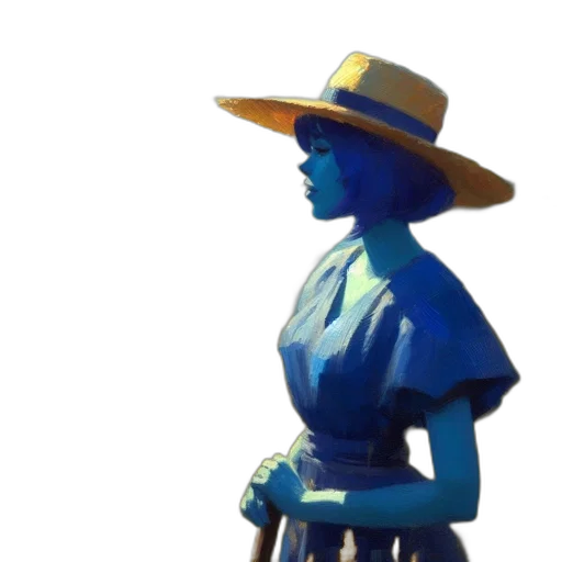hat, dress, staff, crown transparent PNG cut-out