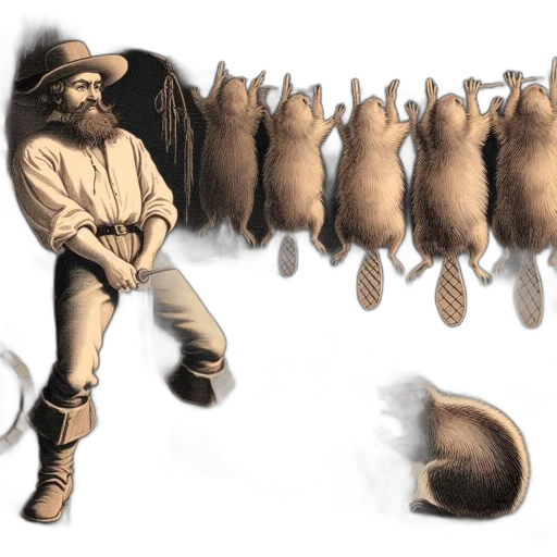 staff, hat, animal, creature transparent PNG cut-out
