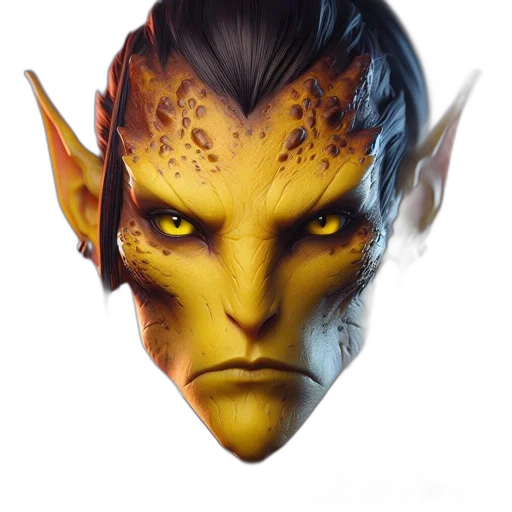 face, dragon, mask, creature transparent PNG cut-out