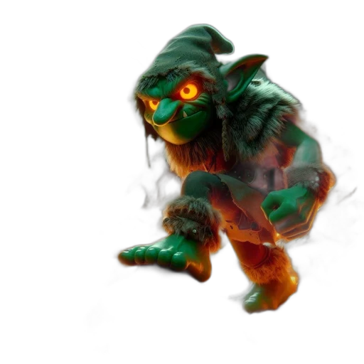 dragon, creature, mask, staff transparent PNG cut-out