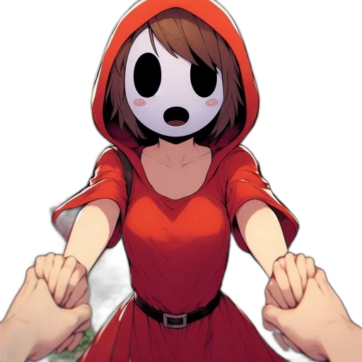 mask, dress, face, weapon transparent PNG cut-out