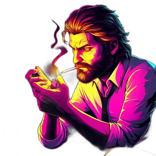 concept art, pixel art, comic book art, fantasy art transparent PNG cut-out