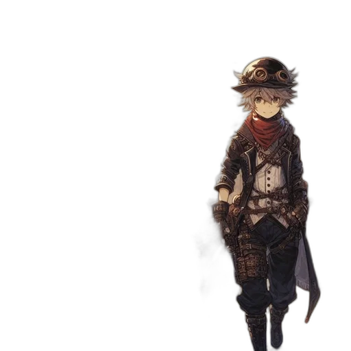 staff, hat, mask, jacket transparent PNG cut-out