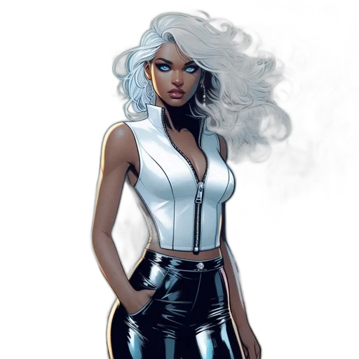 comic book art, concept art, fantasy art, cartoon transparent PNG cut-out
