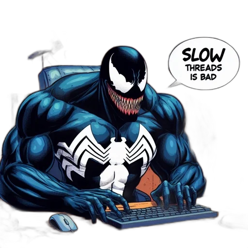 comic book art, concept art, blue-skinned, character transparent PNG cut-out