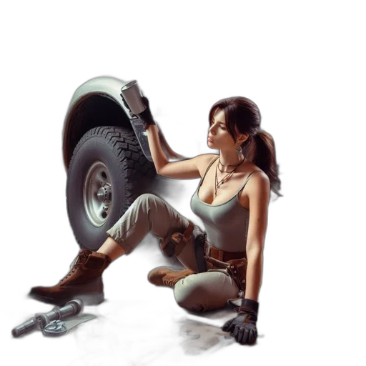 weapon, car, shoes, jewelry transparent PNG cut-out