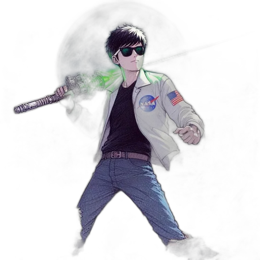 staff, jacket, weapon, sword transparent PNG cut-out