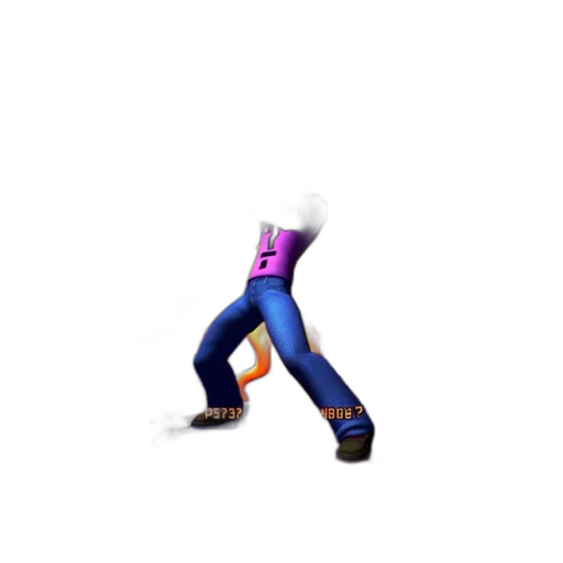 shoes, robot, jacket, 3d render transparent PNG cut-out