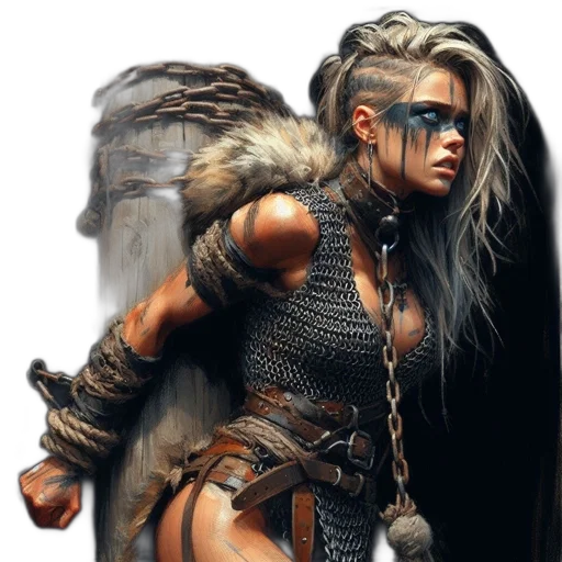 fantasy art, concept art, comic book art, photorealistic transparent PNG cut-out