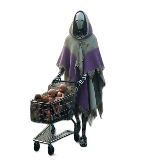 robot, food, creature, staff transparent PNG cut-out