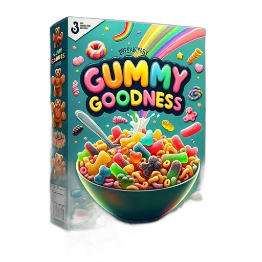 food, vibrant, cereal, box transparent PNG cut-out