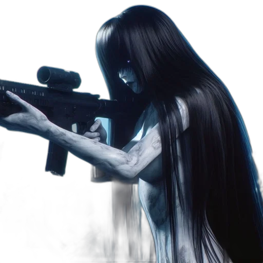 weapon, concept art, 3d render, anime transparent PNG cut-out