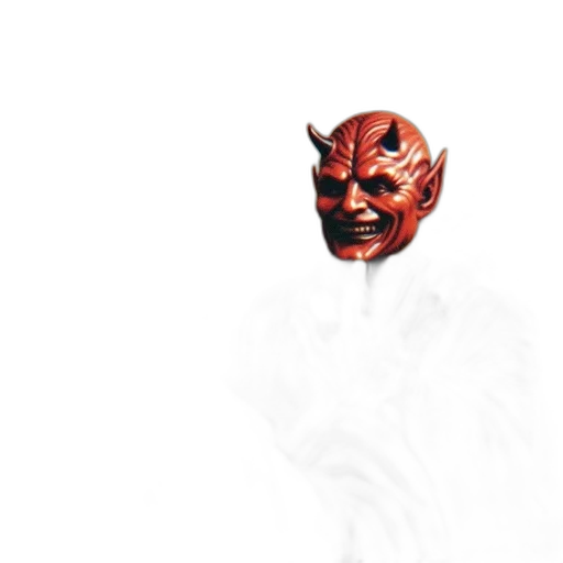 mask, face, creature, staff transparent PNG cut-out