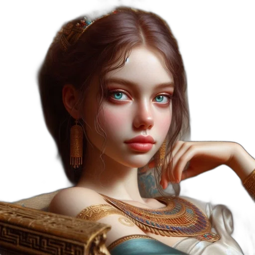 jewelry, face, crown, dress transparent PNG cut-out