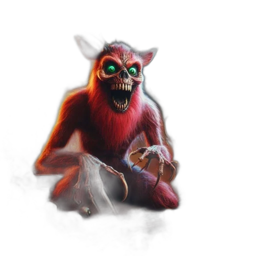 creature, mask, staff, animal transparent PNG cut-out