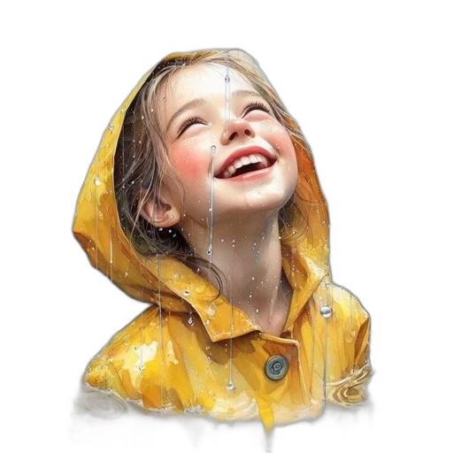 umbrella, jacket, face, mask transparent PNG cut-out