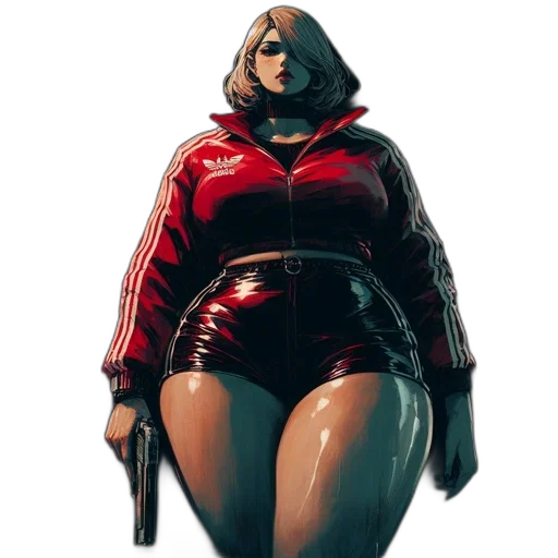 jacket, dress, robot, weapon transparent PNG cut-out