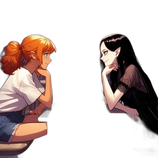 comic book art, concept art, anime, pixel art transparent PNG cut-out