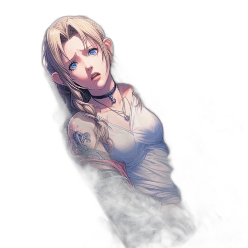 face, dress, weapon, sword transparent PNG cut-out