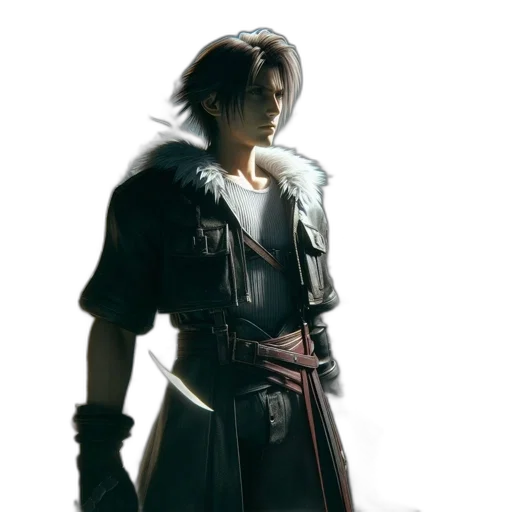sword, jacket, weapon, staff transparent PNG cut-out