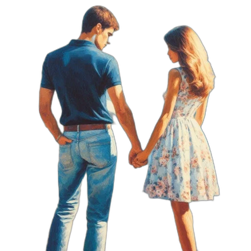 dress, photorealistic, oil painting, concept art transparent PNG cut-out