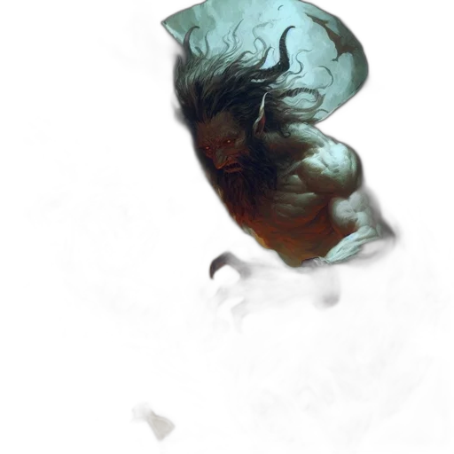 face, creature, mask, hair transparent PNG cut-out