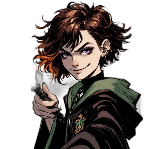 staff, weapon, face, jacket transparent PNG cut-out