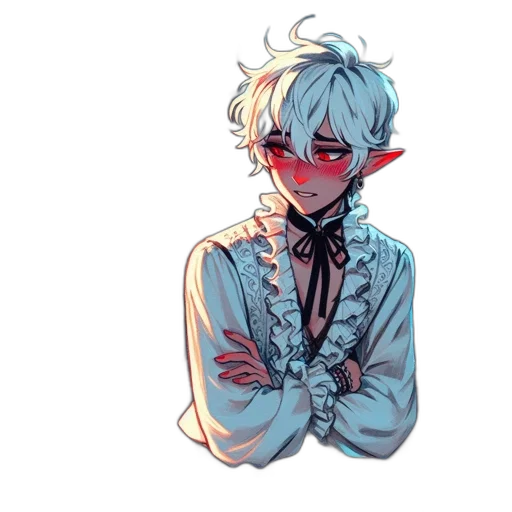 staff, creature, pixel art, watercolor transparent PNG cut-out
