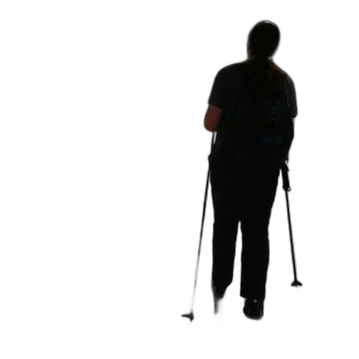 staff, jacket, umbrella, weapon transparent PNG cut-out