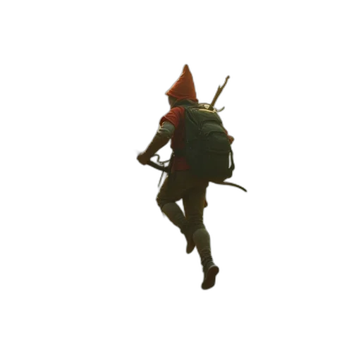 staff, hat, weapon, sword transparent PNG cut-out